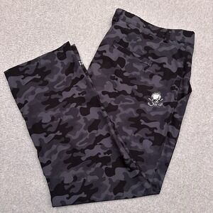 Tattoo Golf ProCool Performance Pants Mens 40x28‎ Camo Tech Straight Stretch